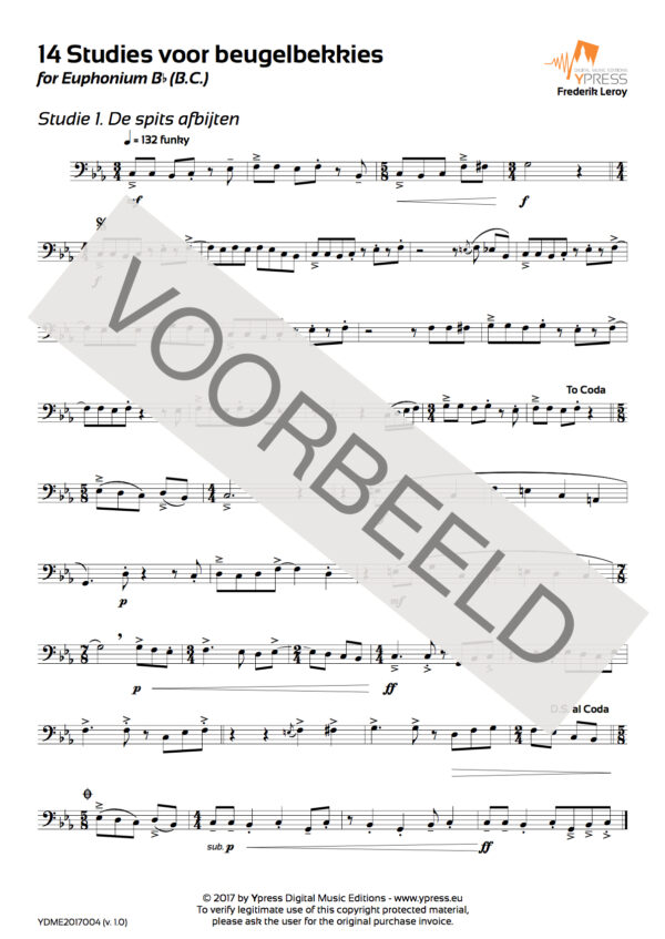 YDME2017004_prev1 14 studies voor beugelbekkies (M-Euph)