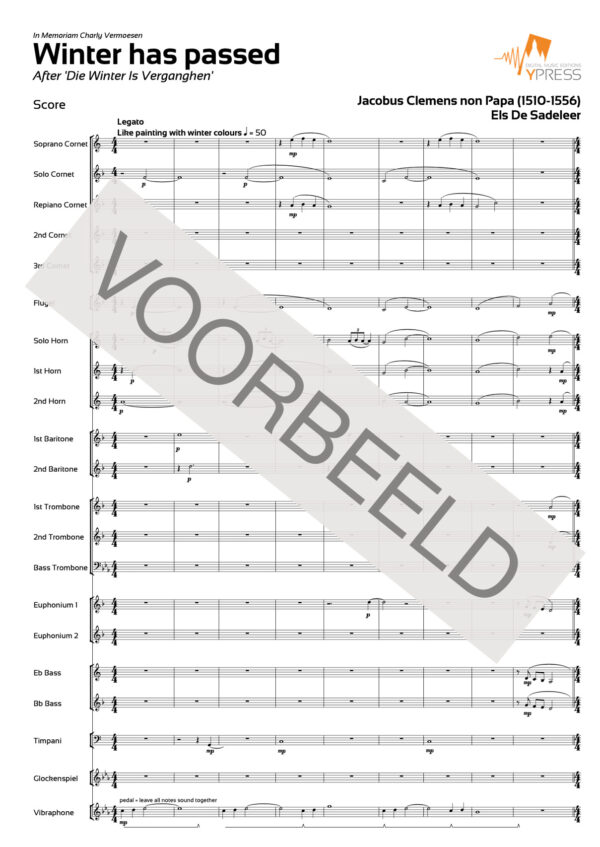 Winter Has Passed (Brassband)