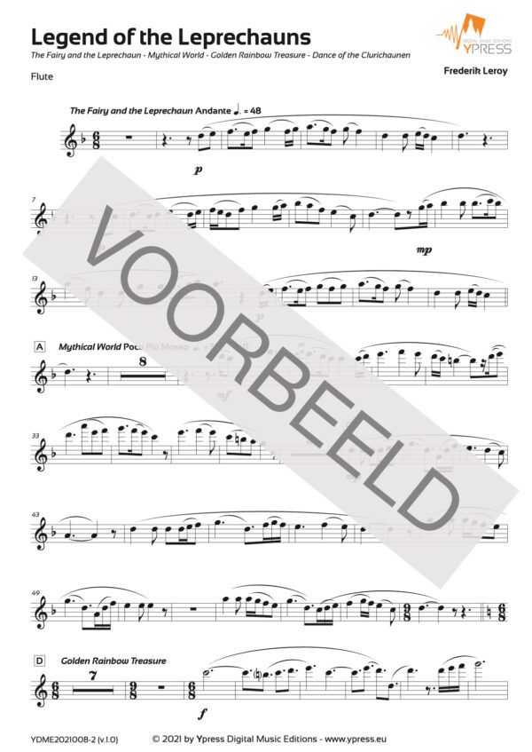 Legend of the Leprechauns (Flute)