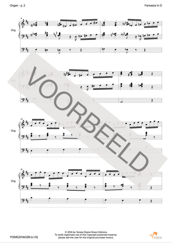 Fantasia en Fuga in D