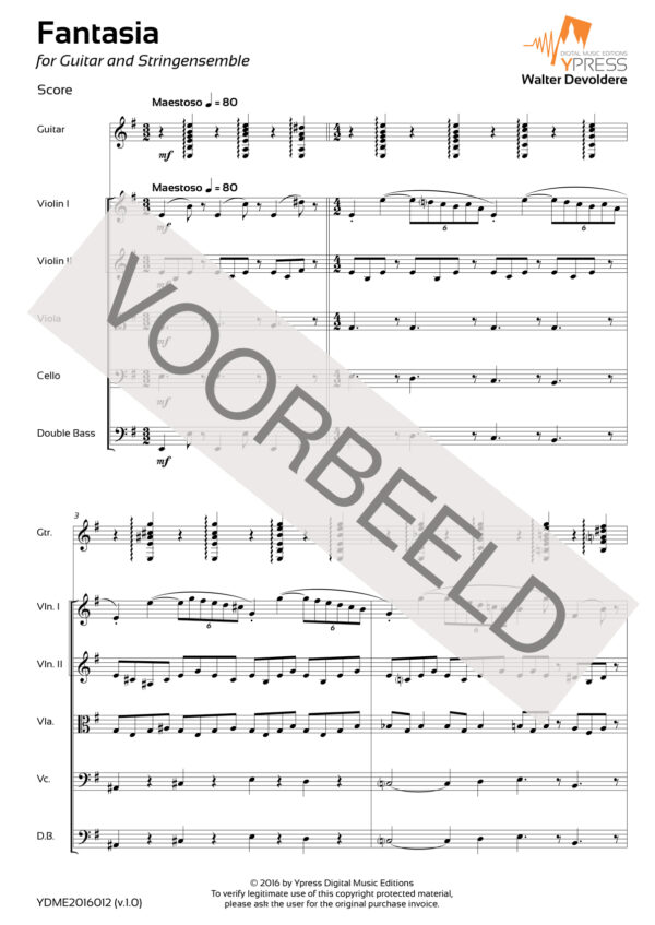 Fantasia voor gitaar en strijkers